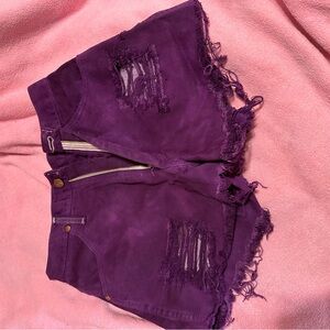 vintage wrangler cowboy cut dyed shorts